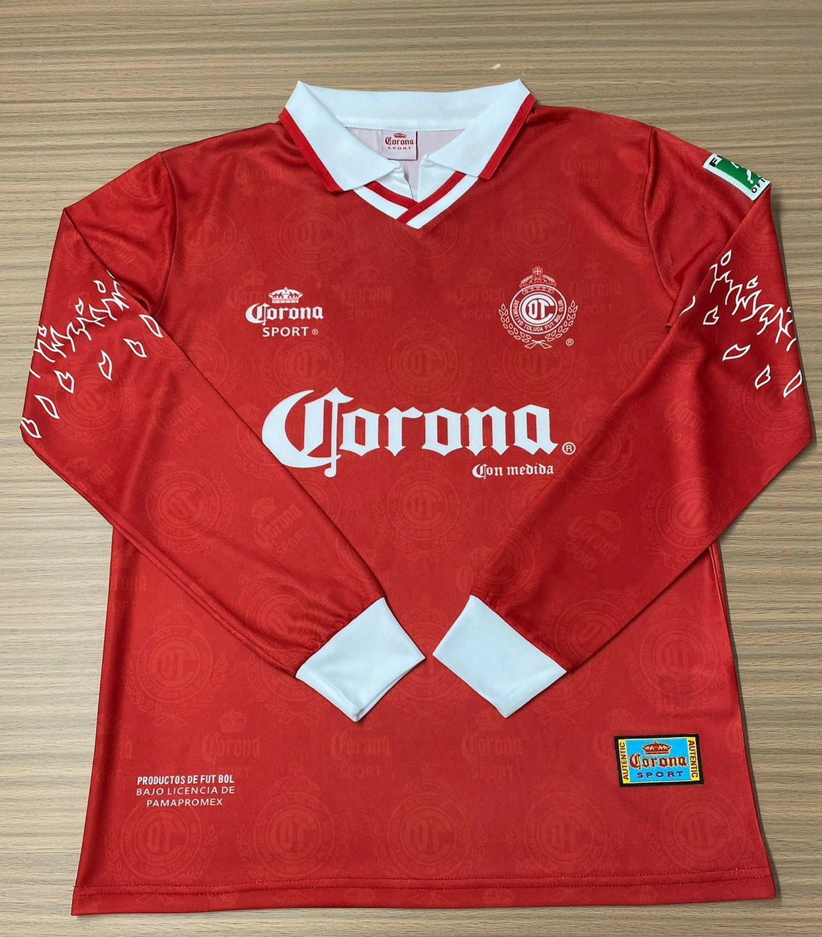 Jersey Toluca Local Manga Larga 96/97